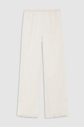 ANINE BING Aden Pant - Cream - front view