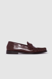 ANINE BING Amoc Loafer - Fig - front view