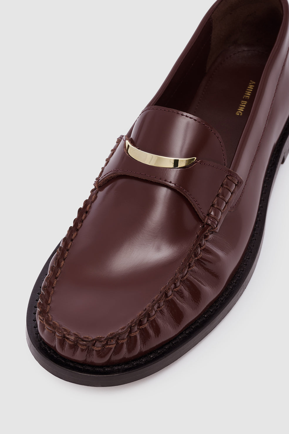 ANINE BING Amoc Loafer - Fig- detail view