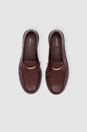 ANINE BING Amoc Loafer - Fig - top view