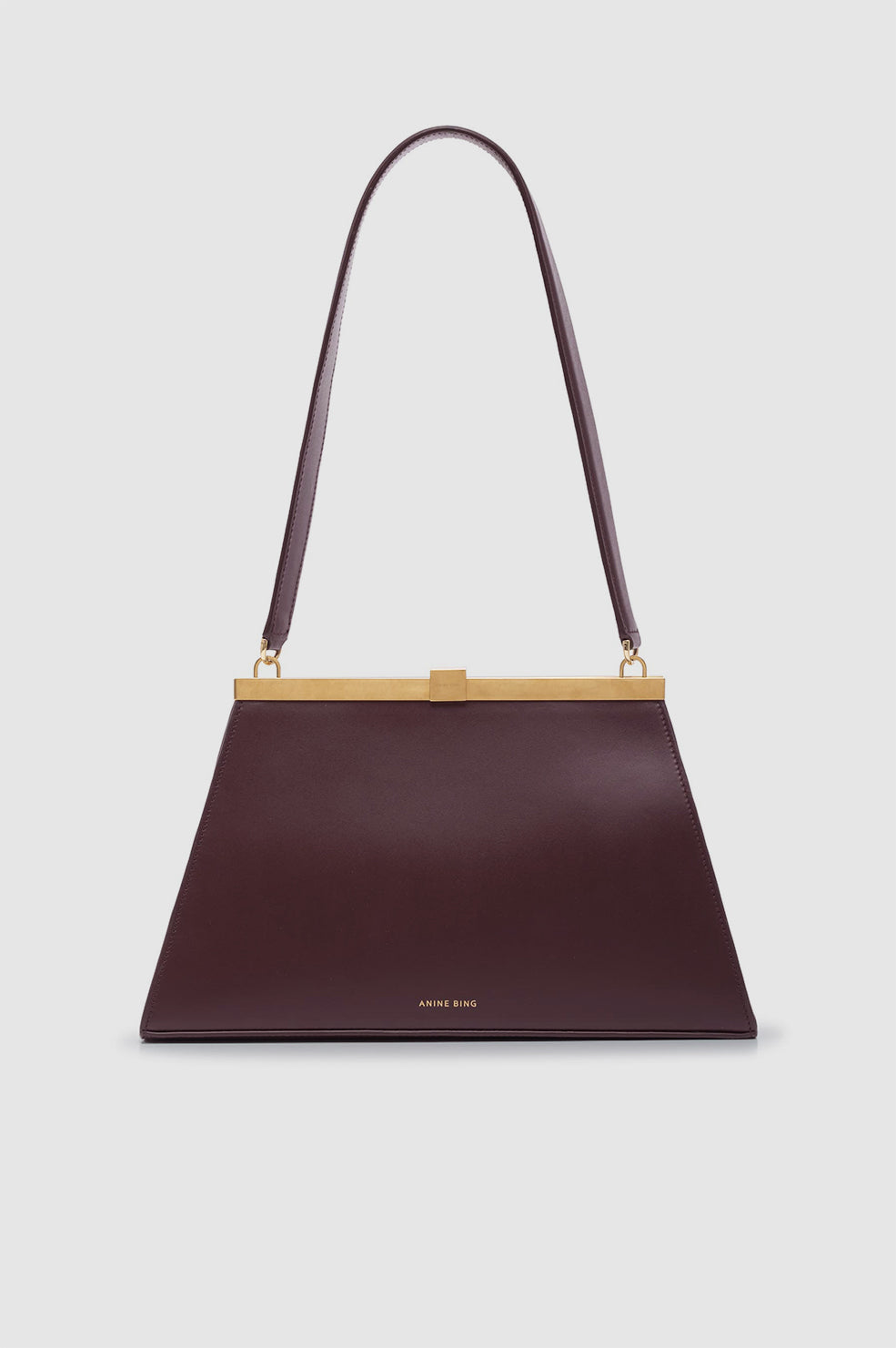 ANINE BING Anine Bag Smooth Leather - Fig - front view