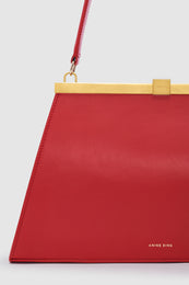 ANINE BING Anine Bag Smooth Leather - Tango Red - detail view