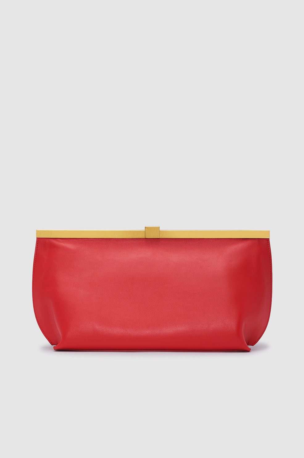 ANINE BING Anine Clutch - Tango Red - back view