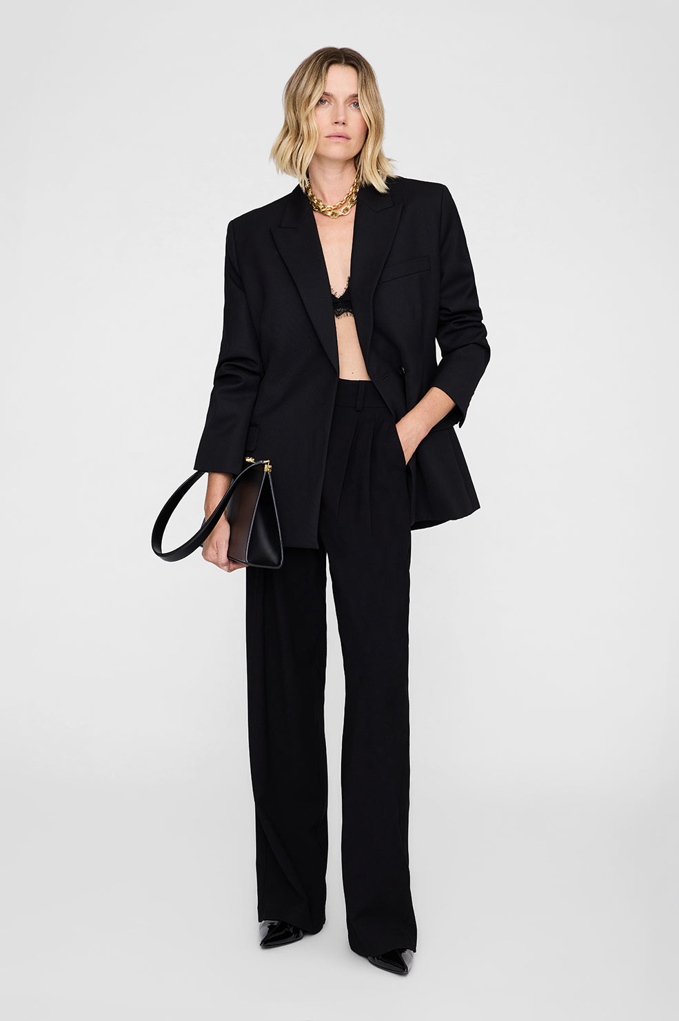 ANINE BING Aretha Blazer - Black