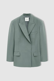 featured-img|ANINE BING Aretha Blazer - Sage - front view