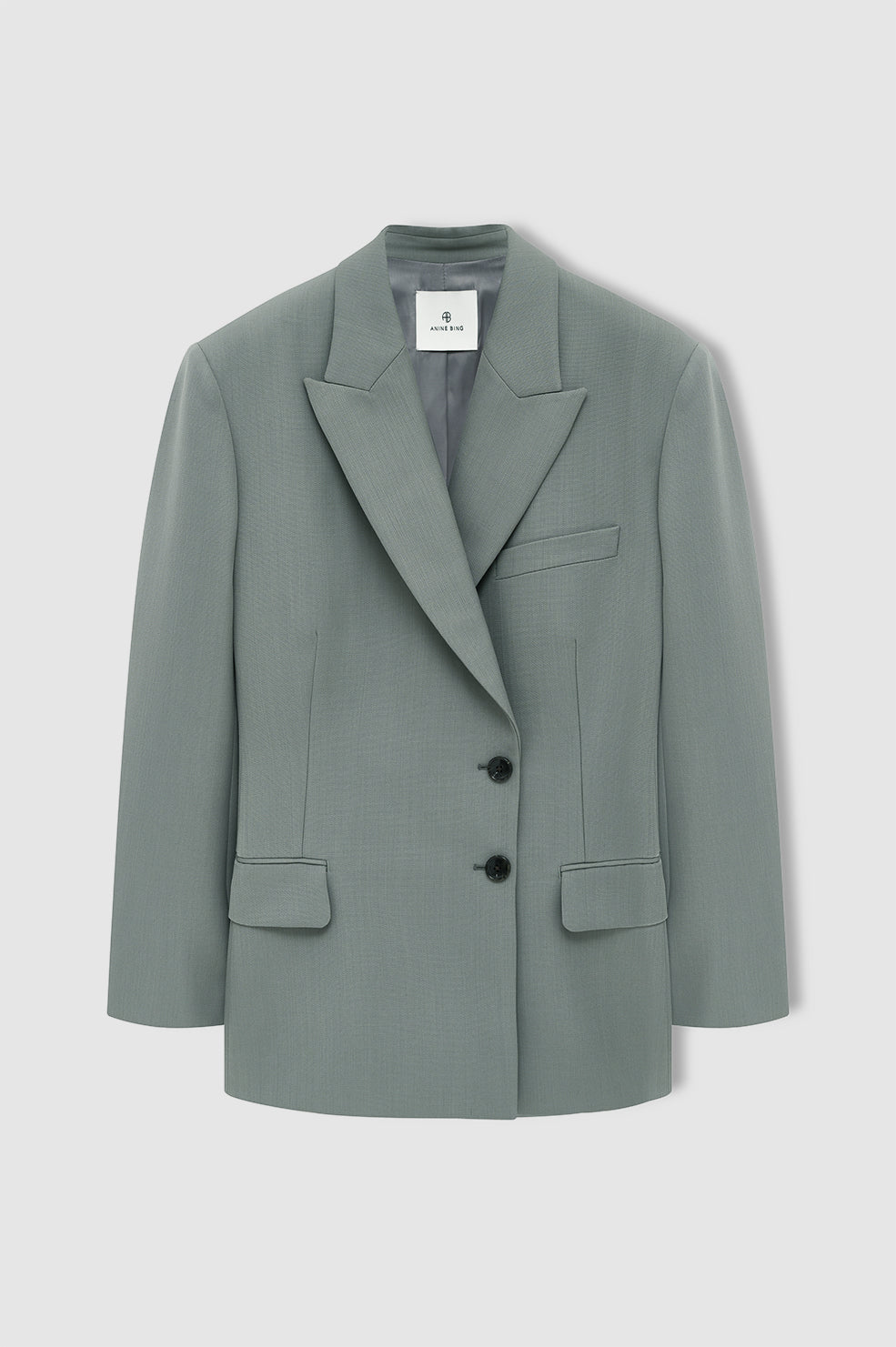 ANINE BING Aretha Blazer - Sage  front view