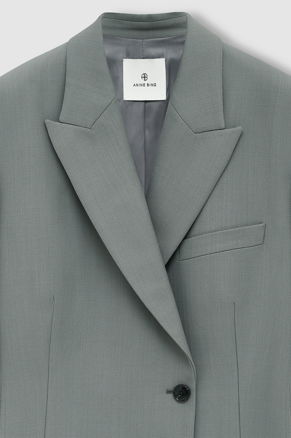 ANINE BING Aretha Blazer - Sage - detail view