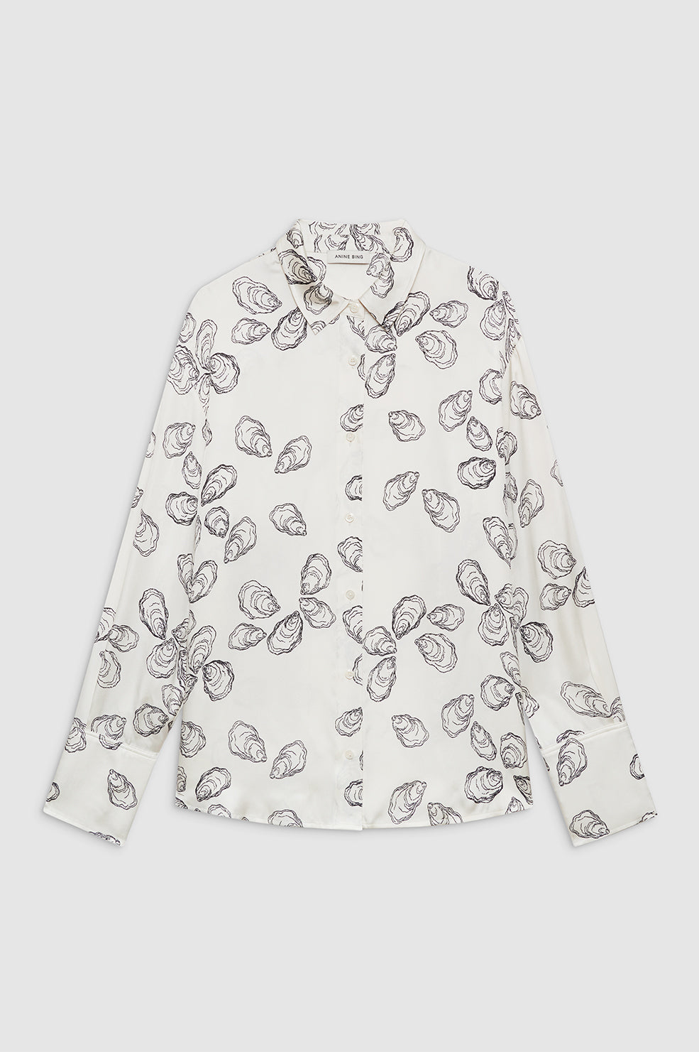 ANINE BING Avalon Shirt - Bone Oyster thumbnail