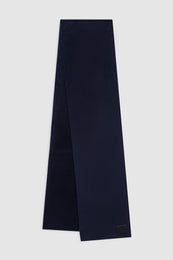 ANINE BING Ava Scarf - Navy Cashmere Blend - front view