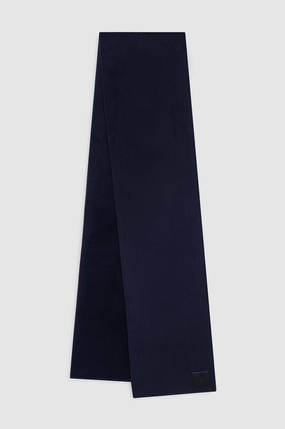 ANINE BING Ava Scarf - Navy Cashmere Blend - front view