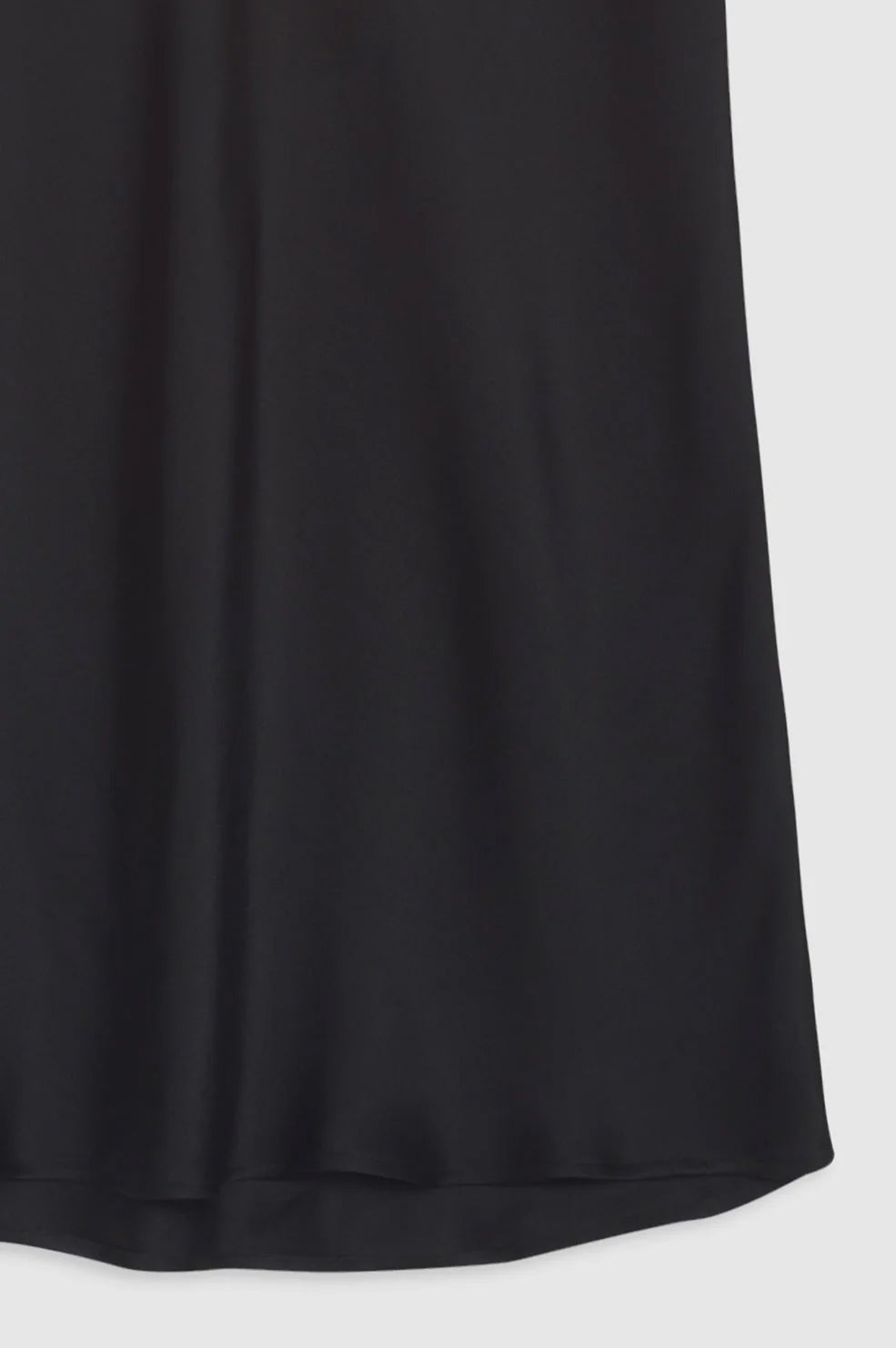 ANINE BING Bar Silk Skirt Black / L ANINE BING Bar Silk Skirt Black / L
