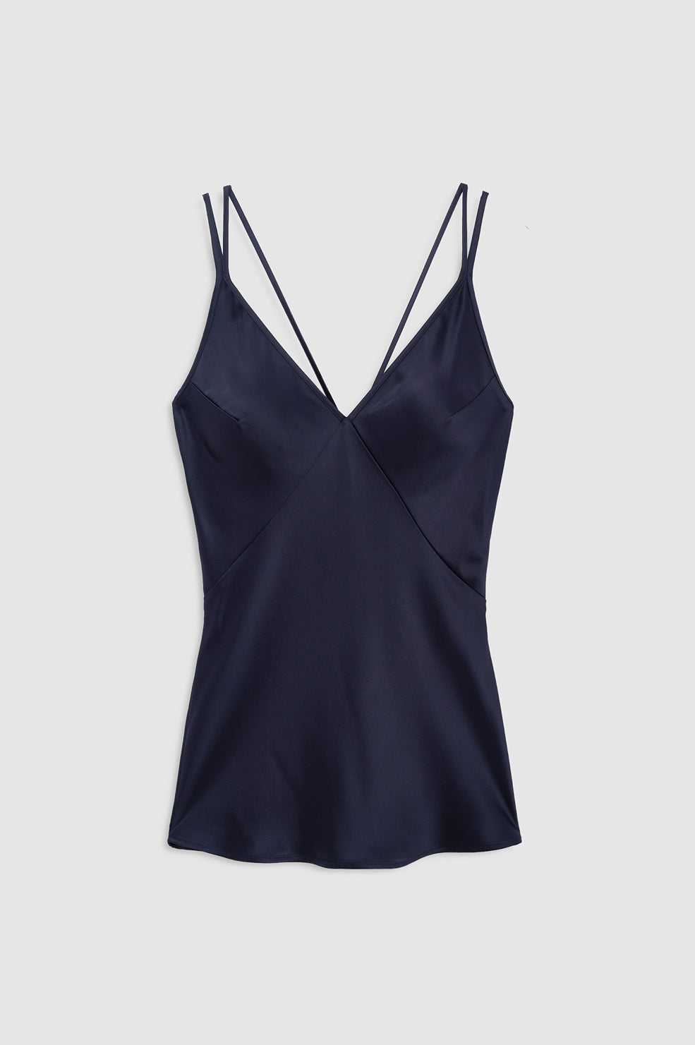 ANINE BING - Blanca Top - Navy - Front View