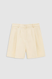 ANINE BING Brice Short - Butter Yellow - front view