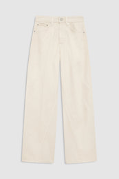 ANINE BING Brie Jean - Cream - front view