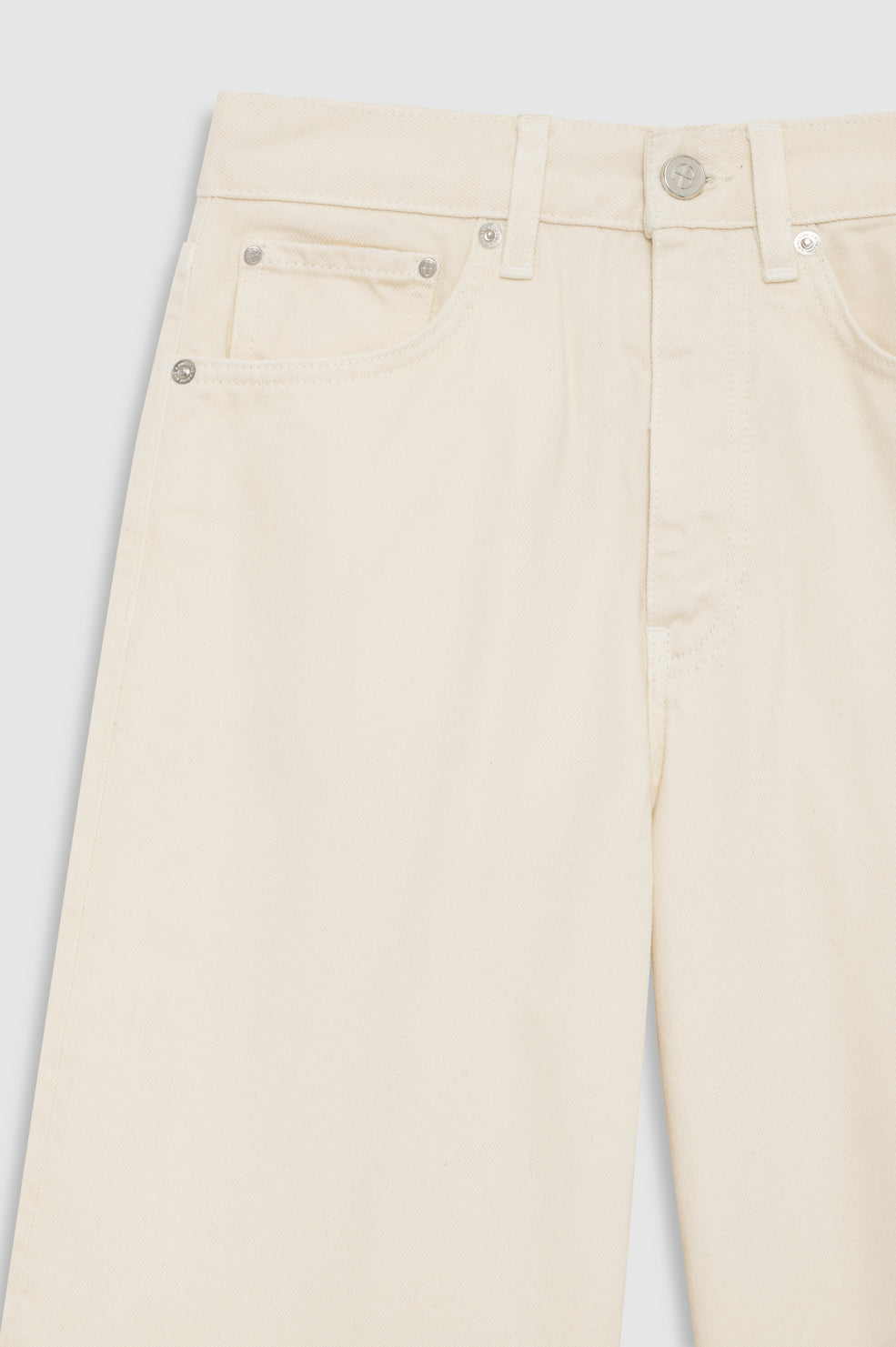 ANINE BING Brie Jean - Cream - detail view