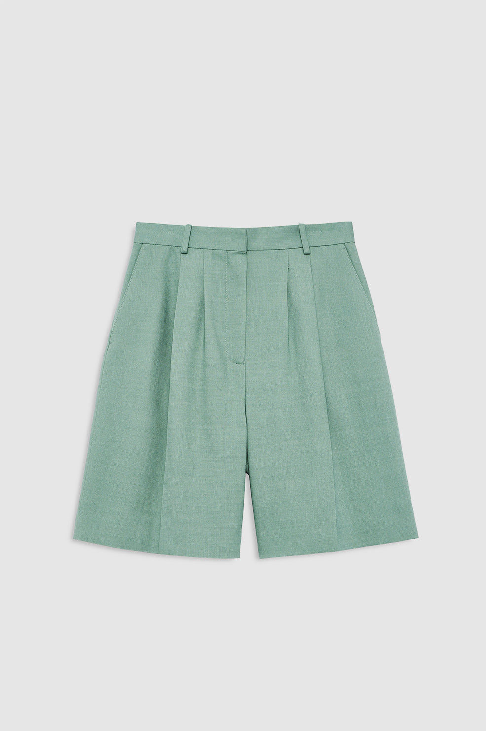 ANINE BING Bryson Short - Sea Foam Green - front view