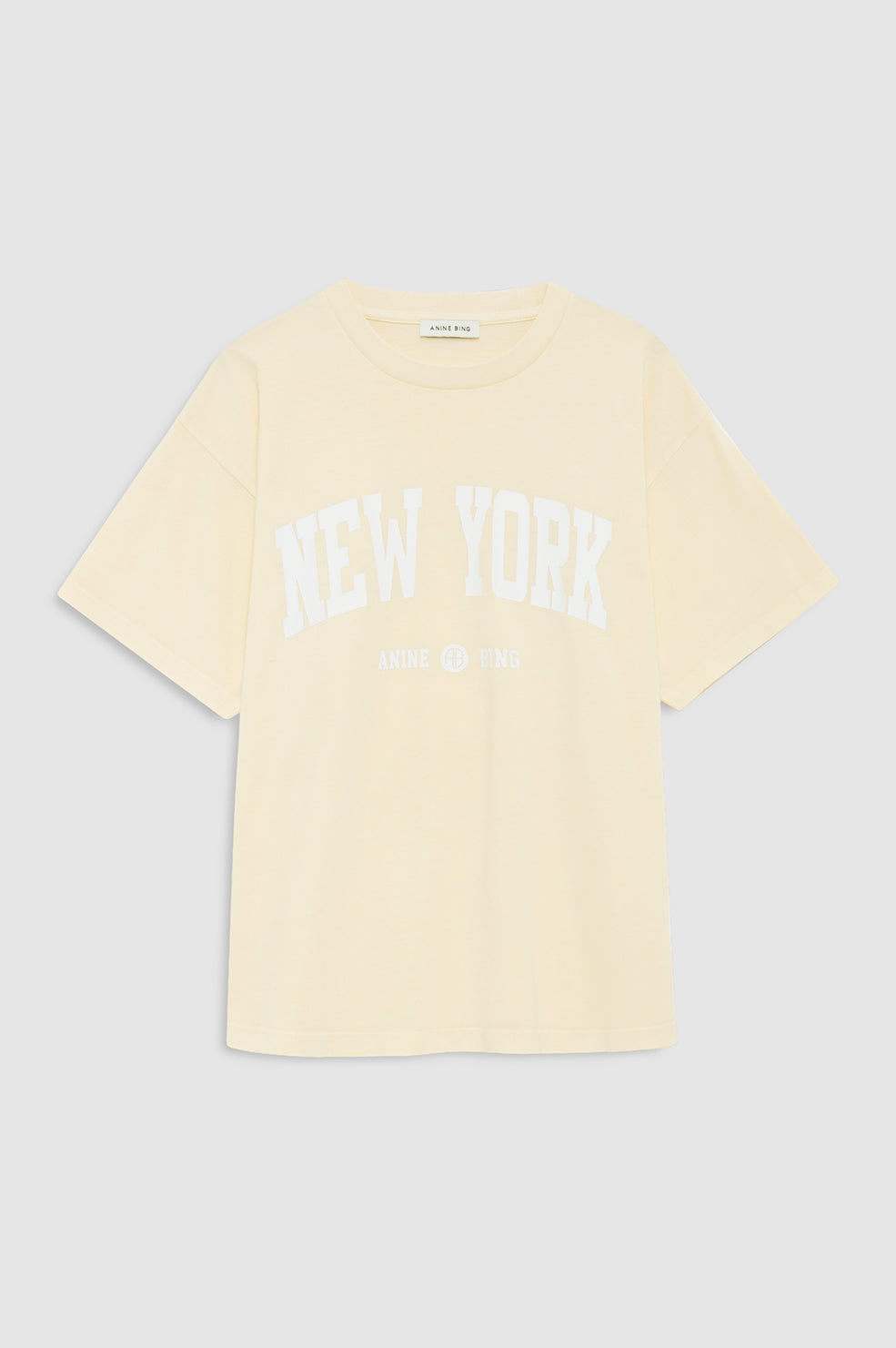 Cade Tee New York University - Butter Yellow
