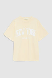 Cade Tee New York University - Butter Yellow