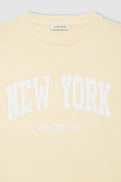 Cade Tee New York University - Butter Yellow