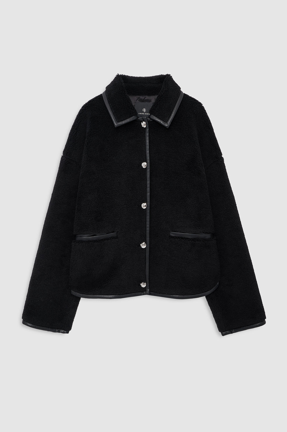 ANINE BING Camden Jacket - Black - front view