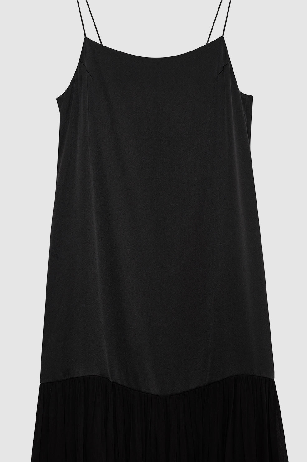 anine bing black slip dress ANINE BING