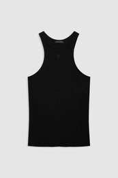 ANINE BING Cole Tank - Black - front view