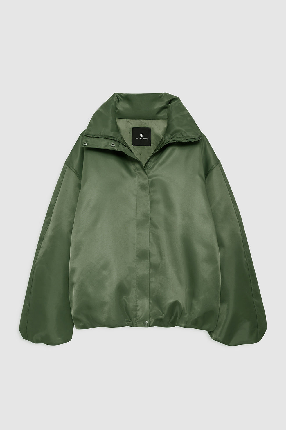 ANINE BING Cyrus Jacket - Olive - front view