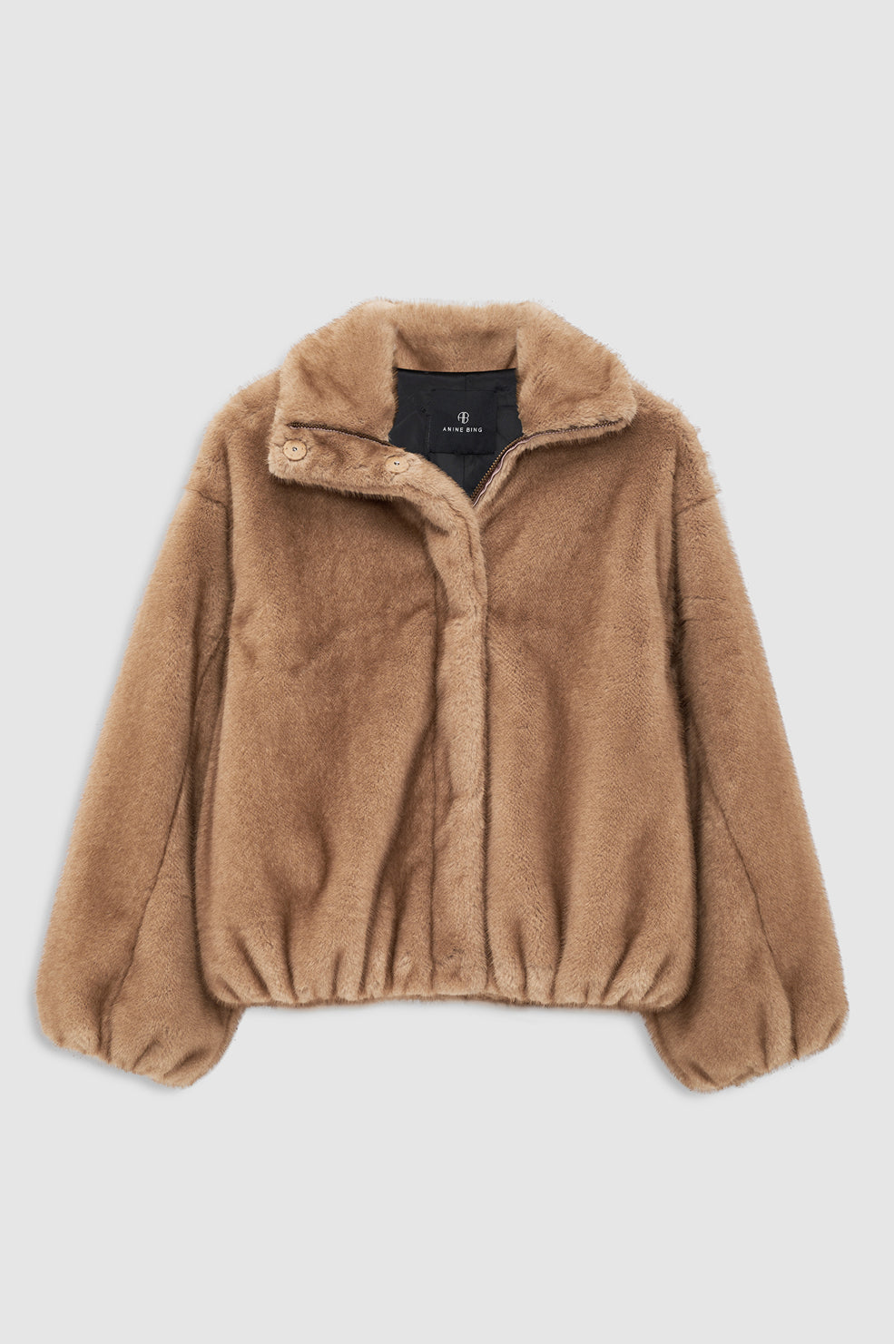 ANINE BING Cyrus Jacket - Beige - front view