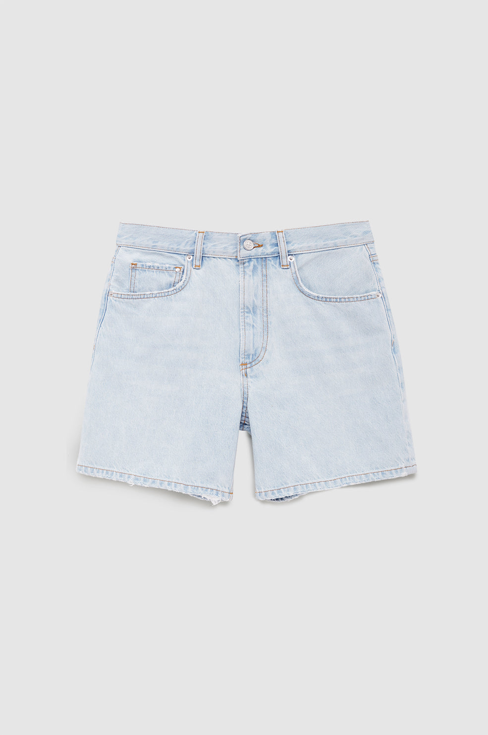 ANINE BING Delaney Short - Lucid Blue - front view