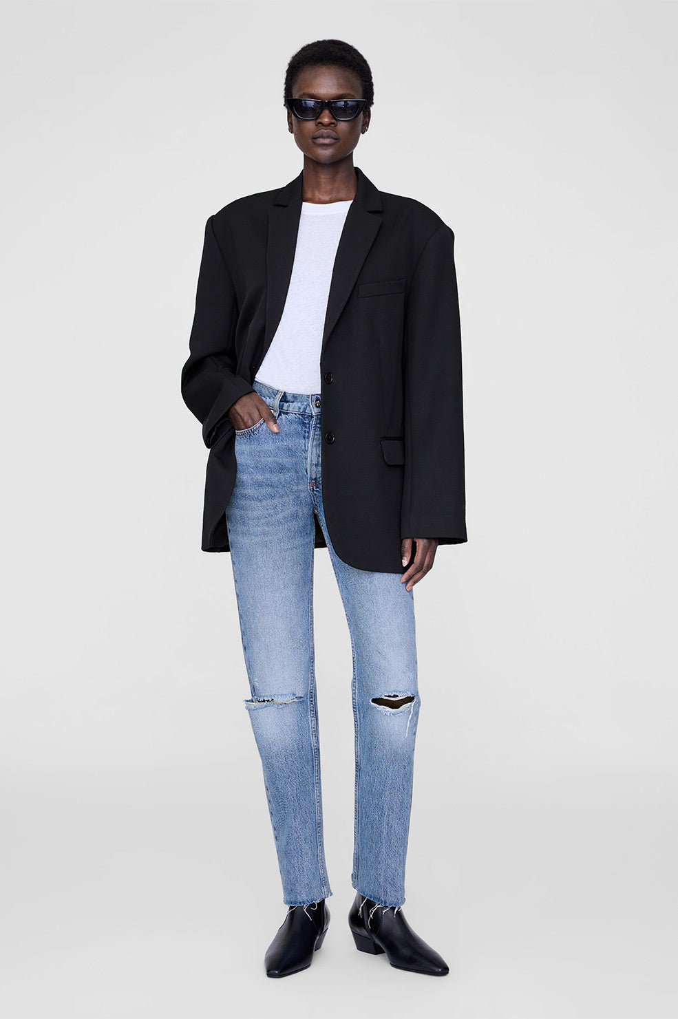 Freya Flat Boots - Black 36