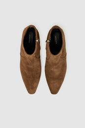 ANINE BING Freya Flat Boots - Tobacco - Top View