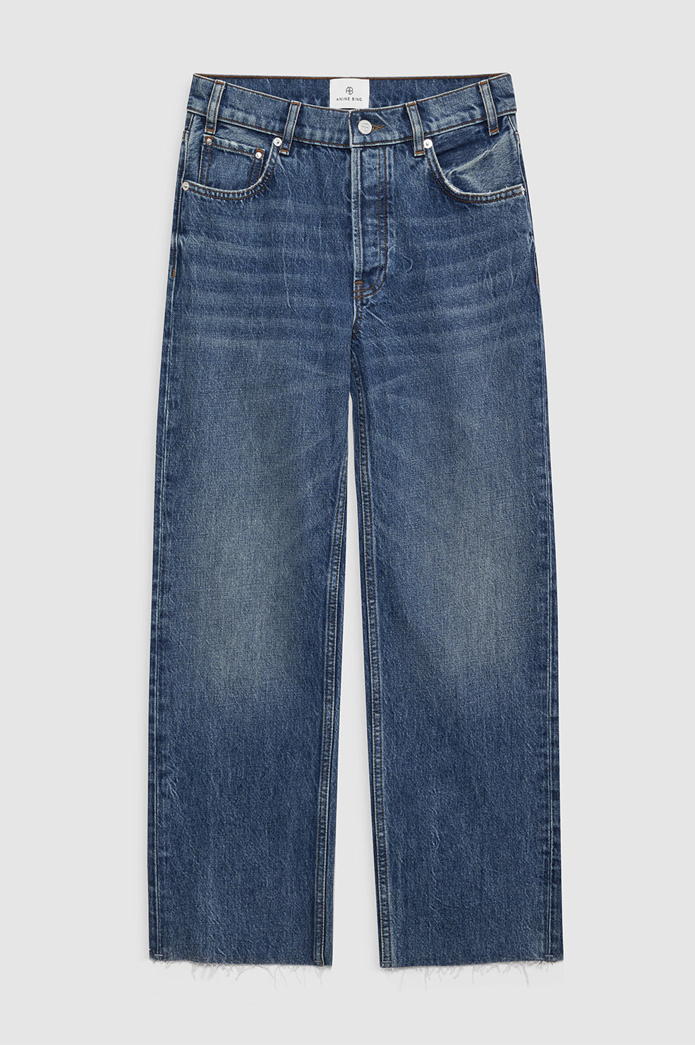 featured-img|ANINE BING Gavin Jean - Ultramarine Indigo - Front View 