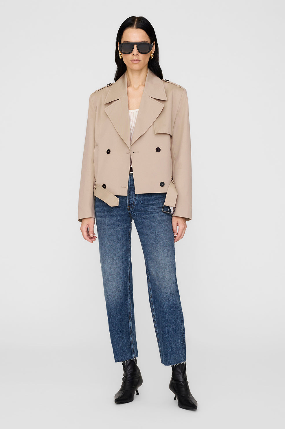 ANINE BING Greer Jacket - Oatmeal
