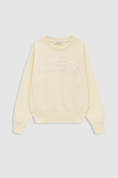 ANINE BING Harry Shrunken Sweatshirt - Butter Yellow - front view