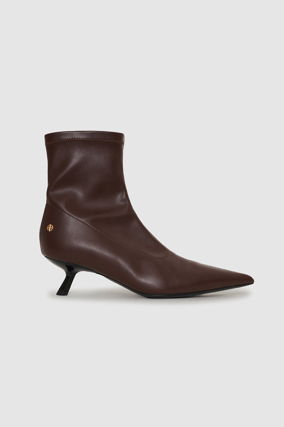 ANINE BING Hilda Boots - Brown - Side View