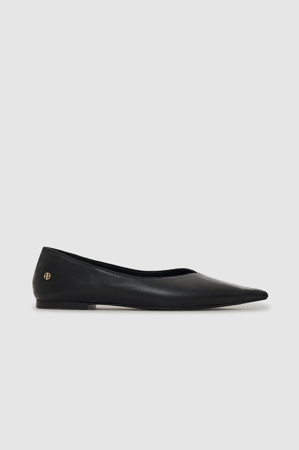 ANINE BING Hilda Ballerinas - Black - side view