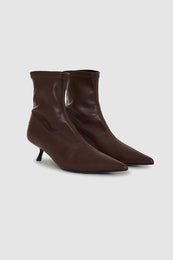 ANINE BING Hilda Boots - Brown - Side Pair View