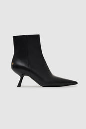 ANINE BING Hilda High Heel Boots - Black - Side View