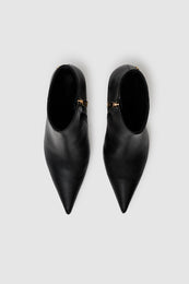 ANINE BING Hilda High Heel Boots - Black - Top View