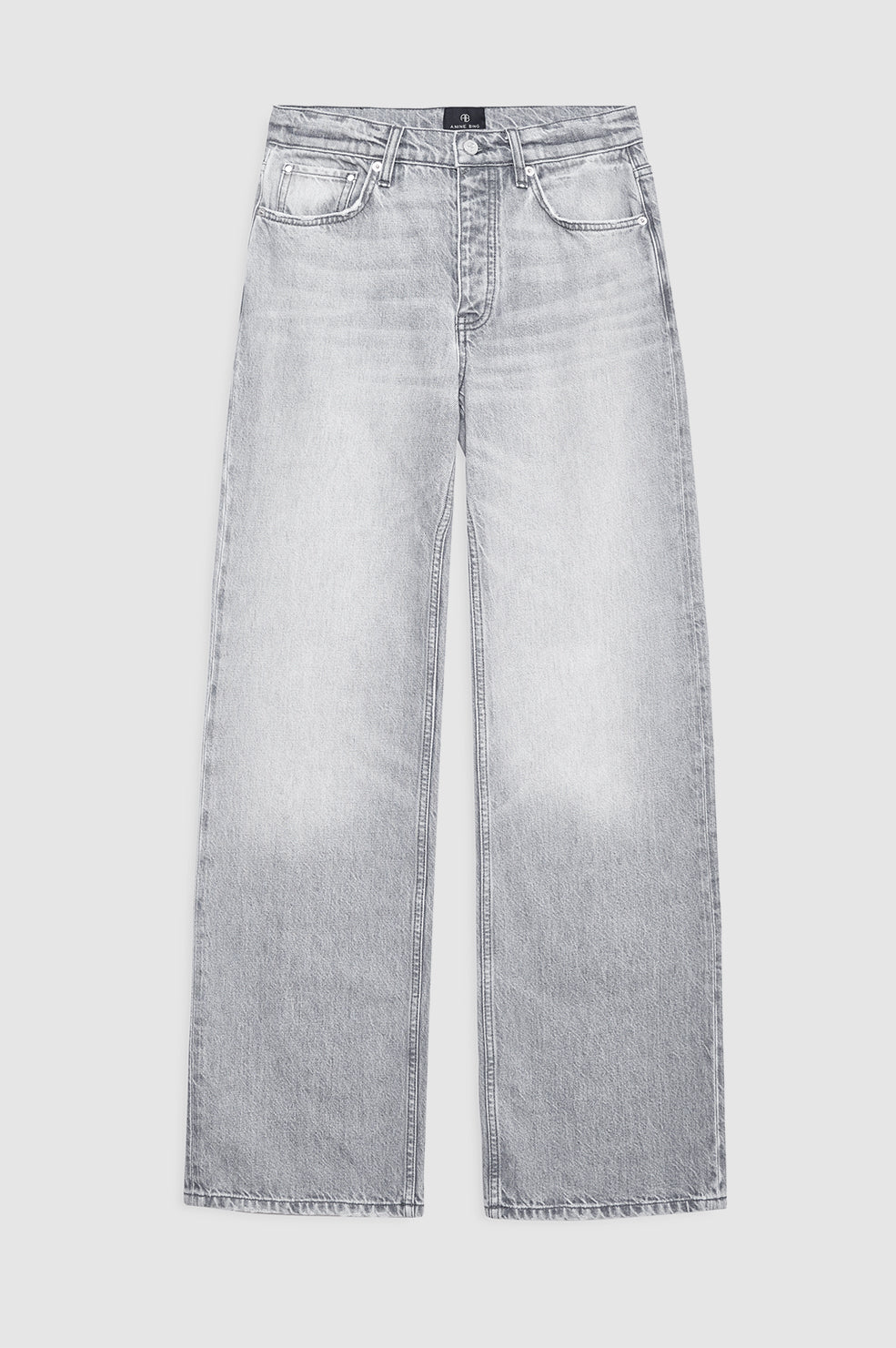 |ANINE BING Hugh Jean - Oyster Grey - front view