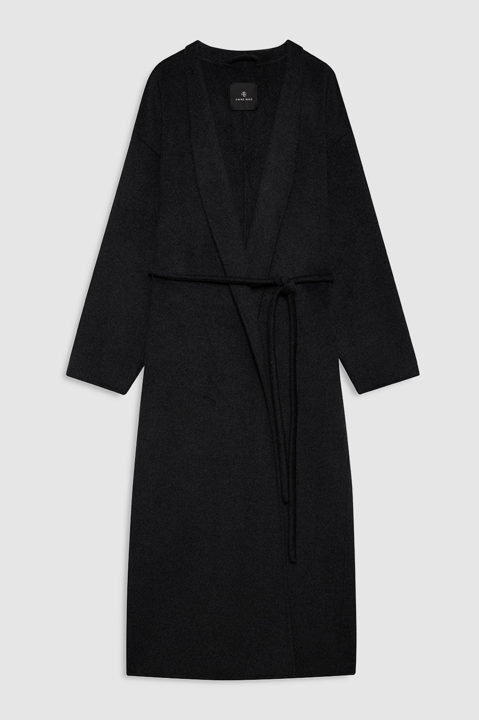 Hunter Coat - Dark Heather Grey Cashmere Blend