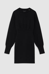 ANINE BING Imane Dress - Black - front view