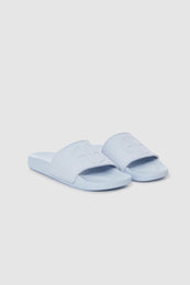 ANINE BING Isla Slides - Pale Blue - front pair view