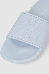 ANINE BING Isla Slides - Pale Blue - detail view