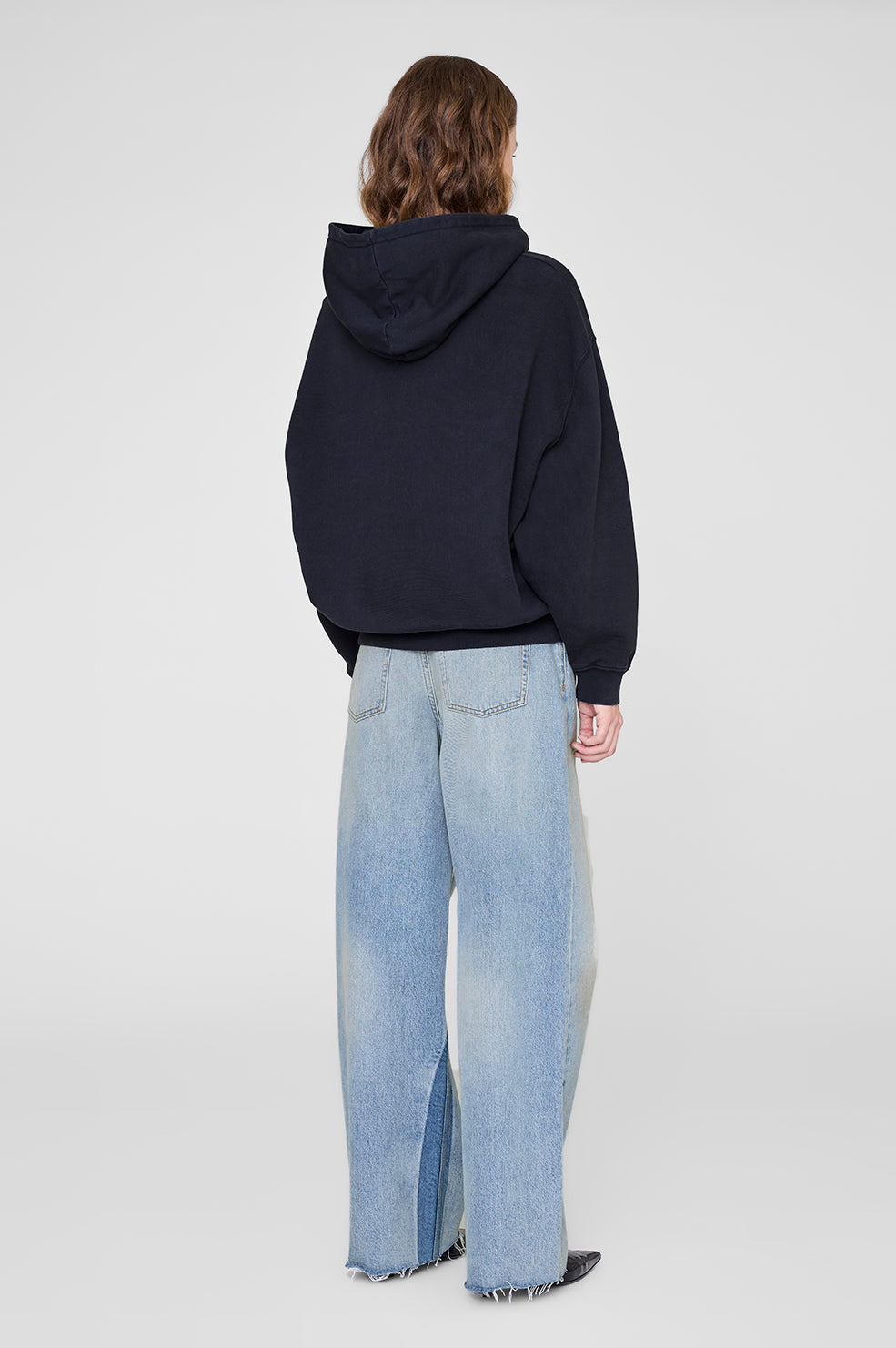 Jaci Hoodie Letterman - Vintage Black