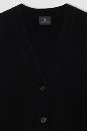 ANINE BING Jackson Cardigan - Black - detail view