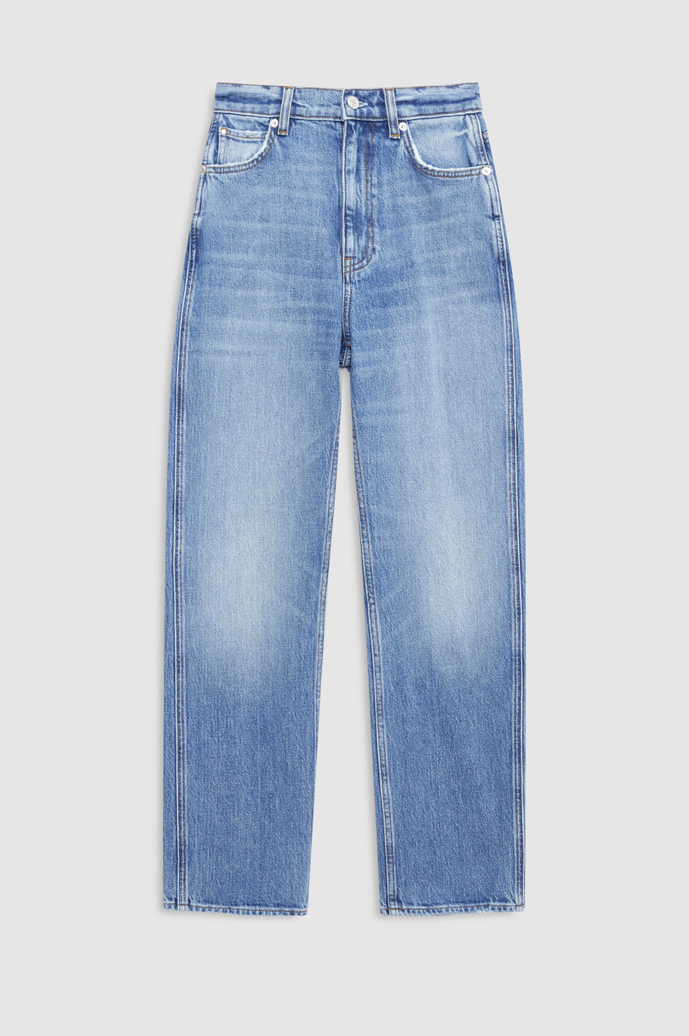 featured-img|ANINE BING Jane Jean - Cascade Blue - front view