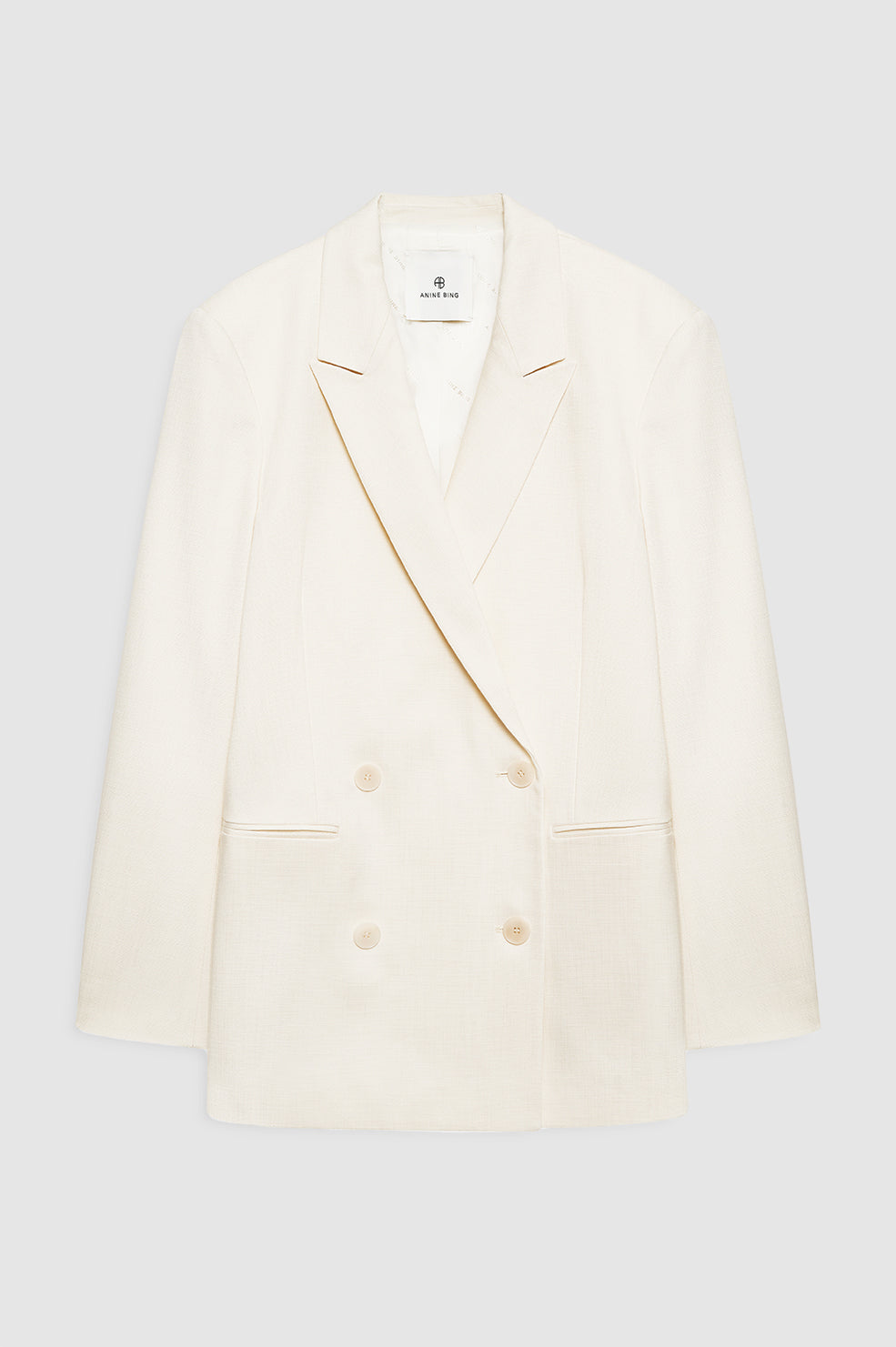 ANINE BING Jasmine Blazer - Cream thumbnail