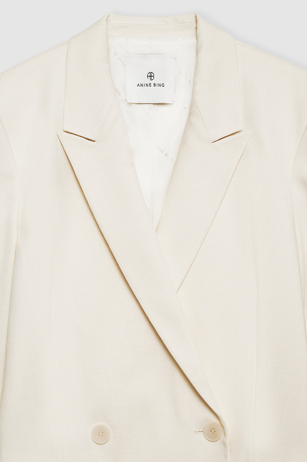 ANINE BING Jasmine Blazer - Cream thumbnail