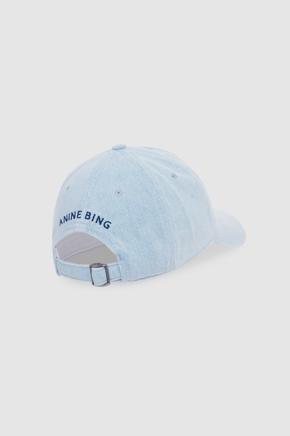 ANINE BING Jeremy Baseball Cap - Lucid Blue - back view